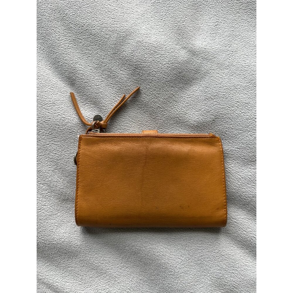 Lucky Brand Vintage Wallet Leather Brown Supple Natural - Picture 2 of 6